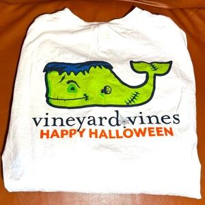 Vineyard Vines Halloween Frankenstein Long Sleeve Tshirt